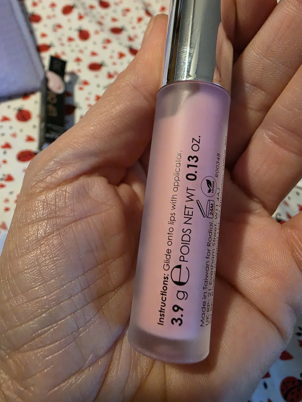 Rodial Lip Oil in Soft Pink Natural Oils